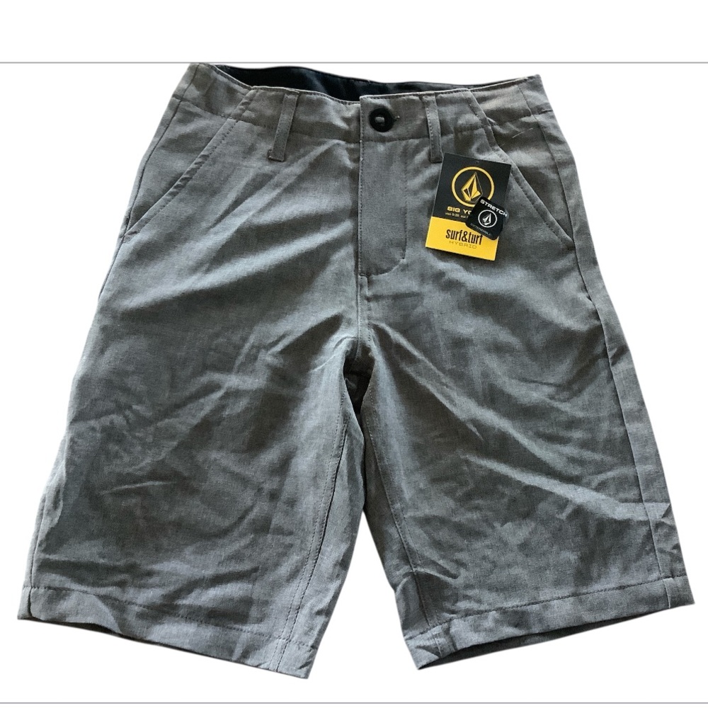 VOLCOM BIG BOYS Frickin V4S Shorts Size 24/8 Grey NWT